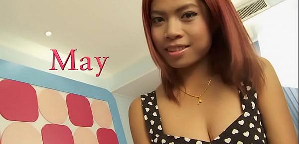  Thai babe, May is often fucking horny guys just for fun